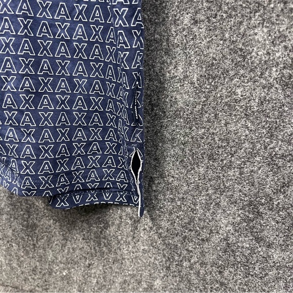 A|X Armani Exchange Men's Regular-Fit Logo-Print Polo Shirt Size Large - Picture 4 of 14